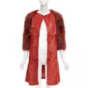 Giambattista Valli Pre-owned Pre-owned Paels ytterklder Red, Dam