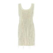 Philosophy di Lorenzo Serafini Ivory Wool Mini Dress White, Dam