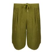 Xagon Man Linnebyxor Enkel Stil Italien Green, Herr