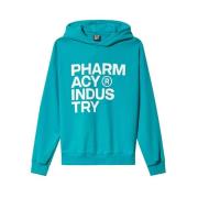 Pharmacy Industry Grön Hoodie Avslappnad Sportig Look Green, Herr