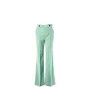 PINKO Grön Pantalon 98% Polyester 2% Elastan Green, Dam