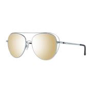 Ted Baker Aviator Spegelglasögon Silver Kvinnor Gray, Dam