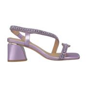 Alma EN Pena Ormklack Sandal Purple, Dam