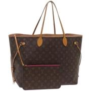 Louis Vuitton Vintage Pre-owned Canvas axelremsvskor Brown, Dam