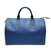 Louis Vuitton Vintage Pre-owned Laeder louis-vuitton-vskor Blue, Dam