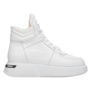 Estro Vita Mocka High-top Vintersneakers White, Dam