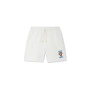 Casablanca Mind Vibrations Broderad Sweatshort Vit White, Herr