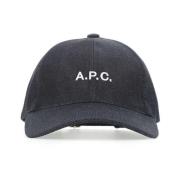 A.p.c. Stilig Keps för en Trendig Look Blue, Unisex