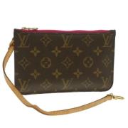 Louis Vuitton Vintage Pre-owned Canvas axelremsvskor Brown, Dam