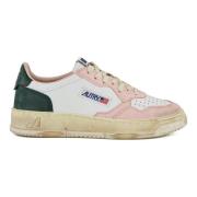 Autry Super Vintage Lädersneakers Multicolor, Dam