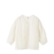 By Malene Birger V-ringad Linneskjorta White, Dam