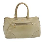 Prada Vintage Pre-owned Laeder prada-vskor Beige, Dam