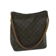 Louis Vuitton Vintage Pre-owned Canvas handvskor Brown, Dam