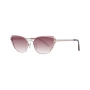 Guess Rose Gold Cat Eye Solglasögon Pink, Dam