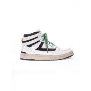 HTC Starlight Vintage High Top Sneakers White, Herr