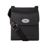 Mulberry Liten Antony Svart Läder Axelväska Black, Dam