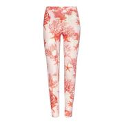 Versace Leggings med Barocco Sea print Multicolor, Dam