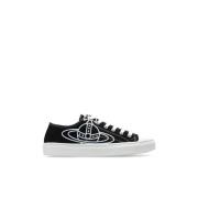 Vivienne Westwood Sportskor med Plimsoll-logotyp Black, Herr