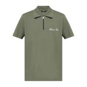 Balmain Polo med logotyp Green, Herr