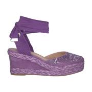 Alma EN Pena Rhinestone Kil Sandal Purple, Dam