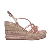 Alma EN Pena Glittrande Kil Sandaler Pink, Dam