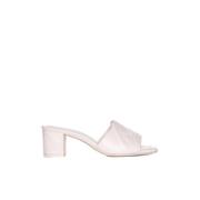 Alexander McQueen Rosa Säldekorerade Sandaler Beige, Dam