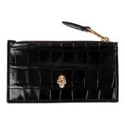 Alexander McQueen Alexander Queen Läderplånbok Black, Dam