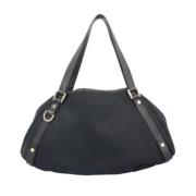 Gucci Vintage Pre-owned Canvas totevskor Black, Dam