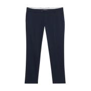 Brooks Brothers Marinblå Slim Fit Dubbel Tvinnad Bomulls Chinos Blue, ...