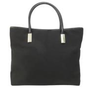 Gucci Vintage Pre-owned Canvas totevskor Black, Dam