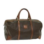 Celine Vintage Pre-owned Laeder handvskor Brown, Dam