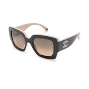 Chanel Ch6059 C53443 Sunglasses Black, Dam