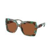 Michael Kors Solglasögon Green Amber Multicolor, Unisex