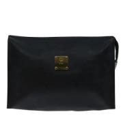 MCM Pre-owned Pre-owned Canvas kuvertvskor Black, Dam