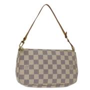 Louis Vuitton Vintage Pre-owned Canvas kuvertvskor White, Dam