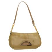 Dior Vintage Pre-owned Nylon axelremsvskor Beige, Dam