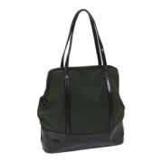 Prada Vintage Pre-owned Nylon totevskor Green, Dam