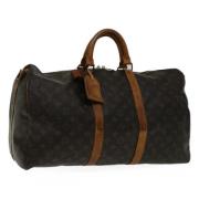 Louis Vuitton Vintage Pre-owned Canvas handvskor Brown, Dam