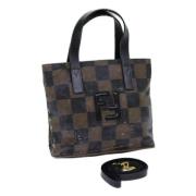 Fendi Vintage Pre-owned Canvas totevskor Brown, Dam