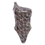 Vivienne Westwood Svart Sea Kläder Monokini Crazy Orb Multicolor, Dam