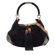 Gucci Vintage Pre-owned Mocka handvskor Black, Dam