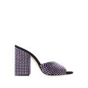 Paris Texas Heeled Mules Purple, Dam