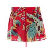 RED Valentino Casual Denim Shorts för Kvinnor Multicolor, Dam