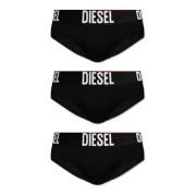 Diesel Trepack av briefs Umbr-Andrethreepack Black, Herr