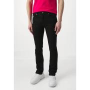 Versace Jeans Couture Svart Guld Slim Milano Stretch Jeans Black, Herr