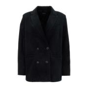 A.p.c. Corduroy Lucy Blazer Black, Dam