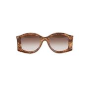 Loewe Pre-owned Pre-owned Acetat solglasgon Brown, Dam