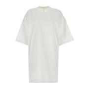 The Row Oversize Vit Bomull T-shirt White, Dam