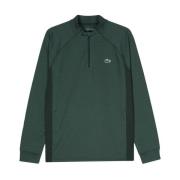 Lacoste Grön Mesh Panel Tröja Green, Herr