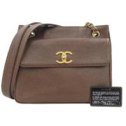 Chanel Vintage Pre-owned Laeder chanel-vskor Brown, Dam